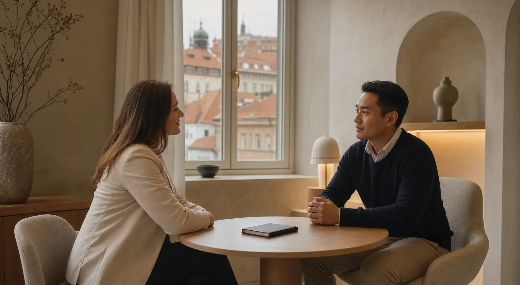 A welcoming first relocation consultation in Prague